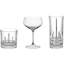 Spiegelau Perfect Serve Master Class Glass Set، Set of 3 Cocktail Glasses، European-Made Lead-Free، Dishwasho Safe، Professional Quality Variety Cocktail Glass Gift Set