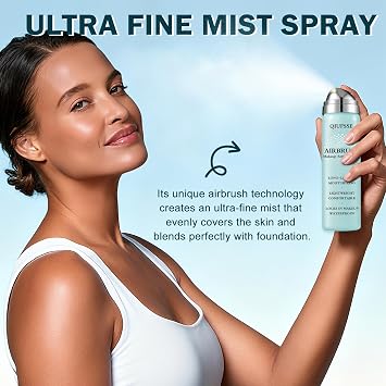 Airbrush Setting Spray for Makeup Long Lasting,Dewy & Waterproof Make up Setting Spray for Face,Lightweight & Comfortable,Matte Setting spray for Oily Skin,2.36 Fl Oz