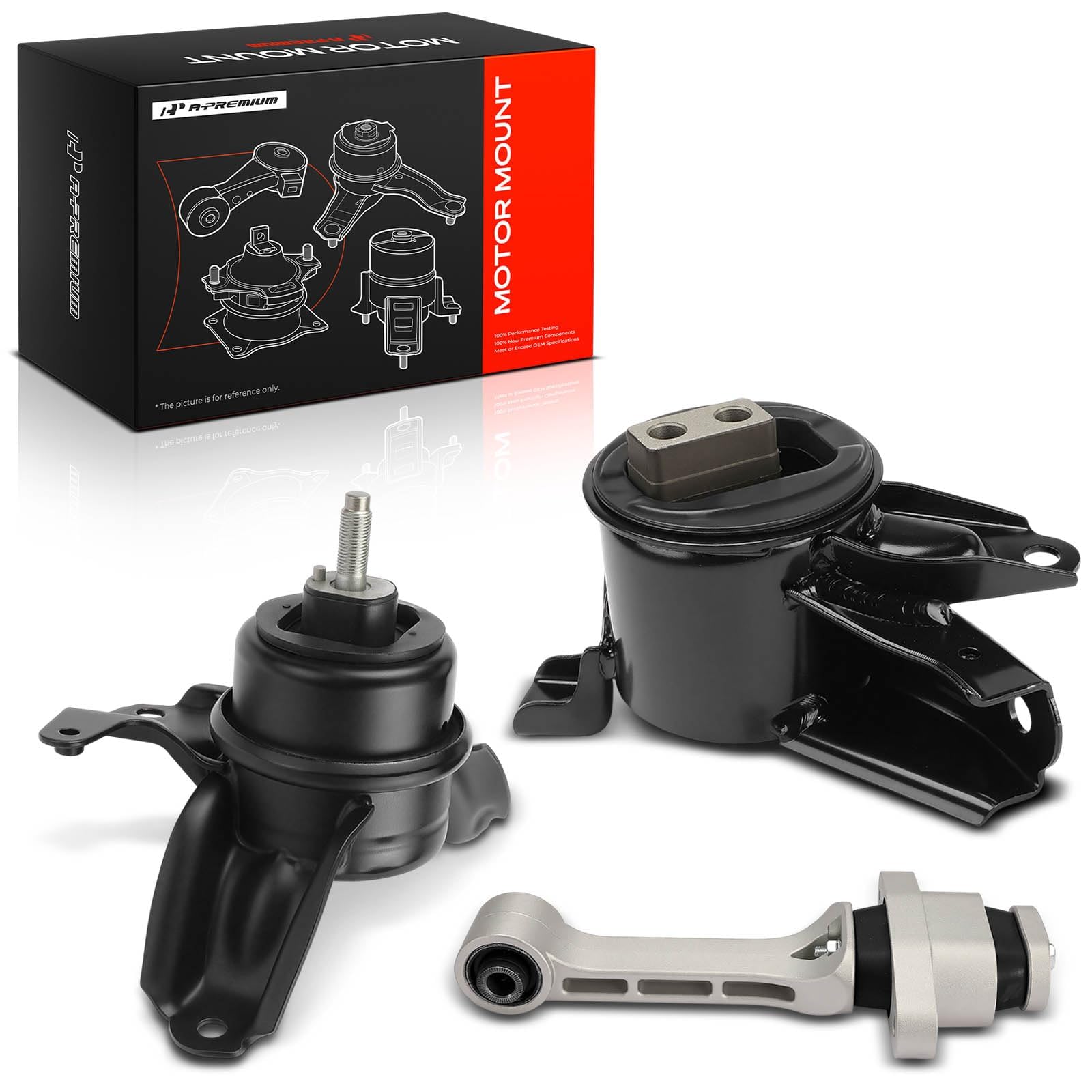 Photo 1 of A-Premium Engine Motor Mount and Transmission Mount Kit Compatible with Hyundai Sonata 2011-2013 2.0L & Kia Optima 2011-2012 2.4L Automatic, Optima FHEV 2013-2016 2.4L, Torque Strut Mount, Set of 3