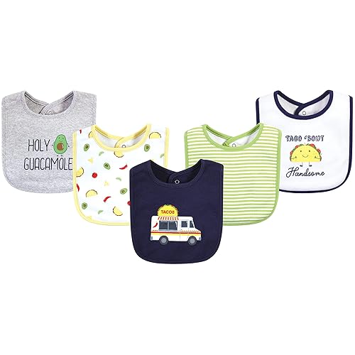 Miniatura 57 de Hudson Baby - Baberos unisex de algodón para bebés, Caballeros, talla única