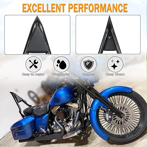 Miniatura 4 de Nueva generación Barra negra Sissy de 26 pulgadas, almohadilla trasera desmontable para respaldo de pasajeros para modelos Harley Davidson Touring