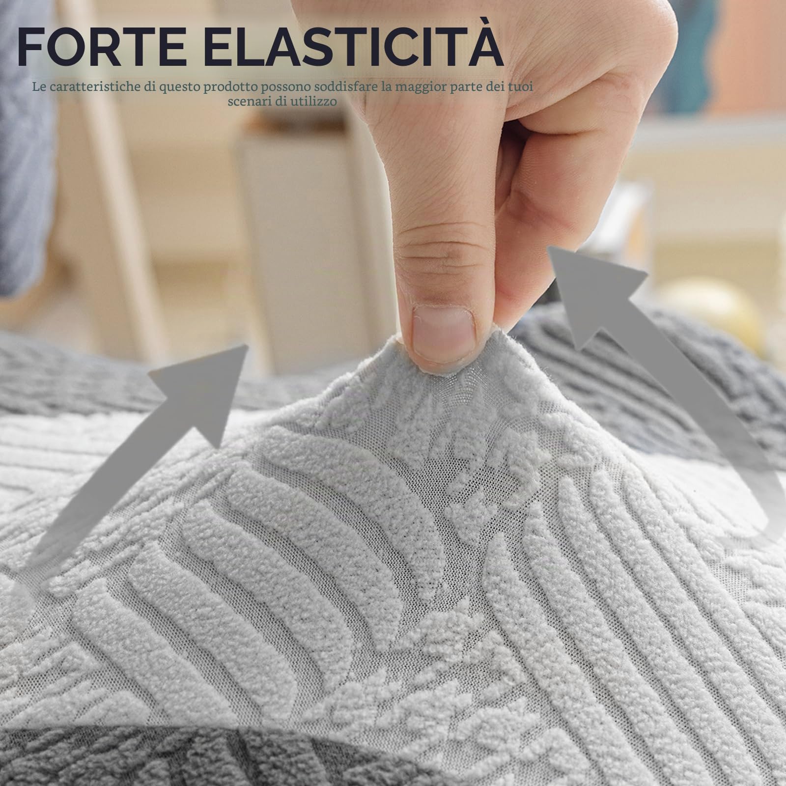 Rivestimento per sedia da gioco, rivestimento per sedia da ufficio, rimovibile, lavabile, universale, elasticizzato, elasticizzato, per computer, sedie da ufficio, sedia girevole