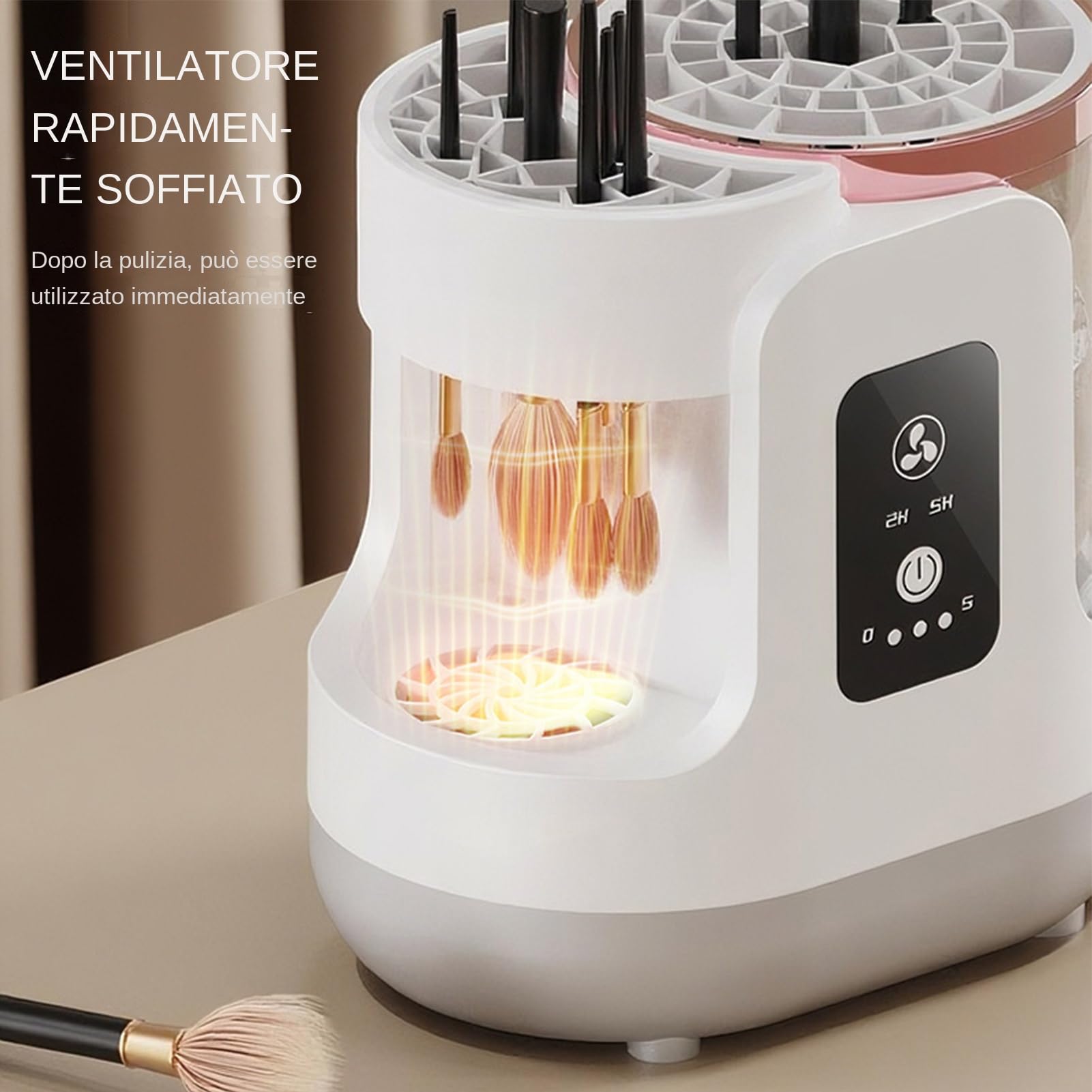 Reinigungsgerät Für Makeup Pinsel Automatisches Sanftes Reinigungsgerät | Kosmetikpinsel Reiniger Für Künstler, Enthusiasten, , Frauen, Haushalt und Lidschattenpuder