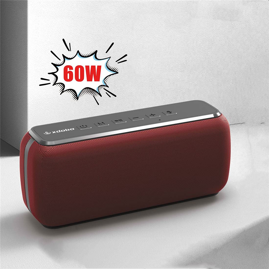 Altoparlante Bluetooth, Altoparlanti Wireless Portatili, Altoparlante Bluetooth Ad Alta Potenza da 60W, 24 Ore di Gioco per Casa, Festa,Nero