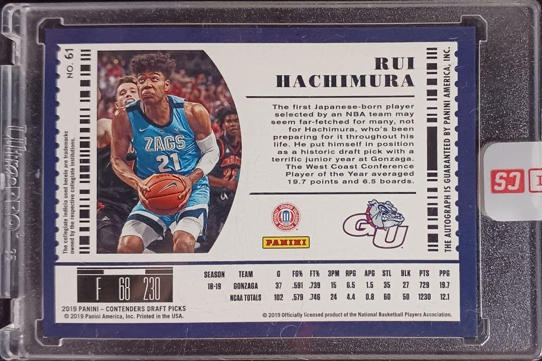 【305】 NBA カード Rui Hachimura RC auto 八村 塁 305】 NBA カード Rui Hachimura RC auto 八村 塁 クラシック