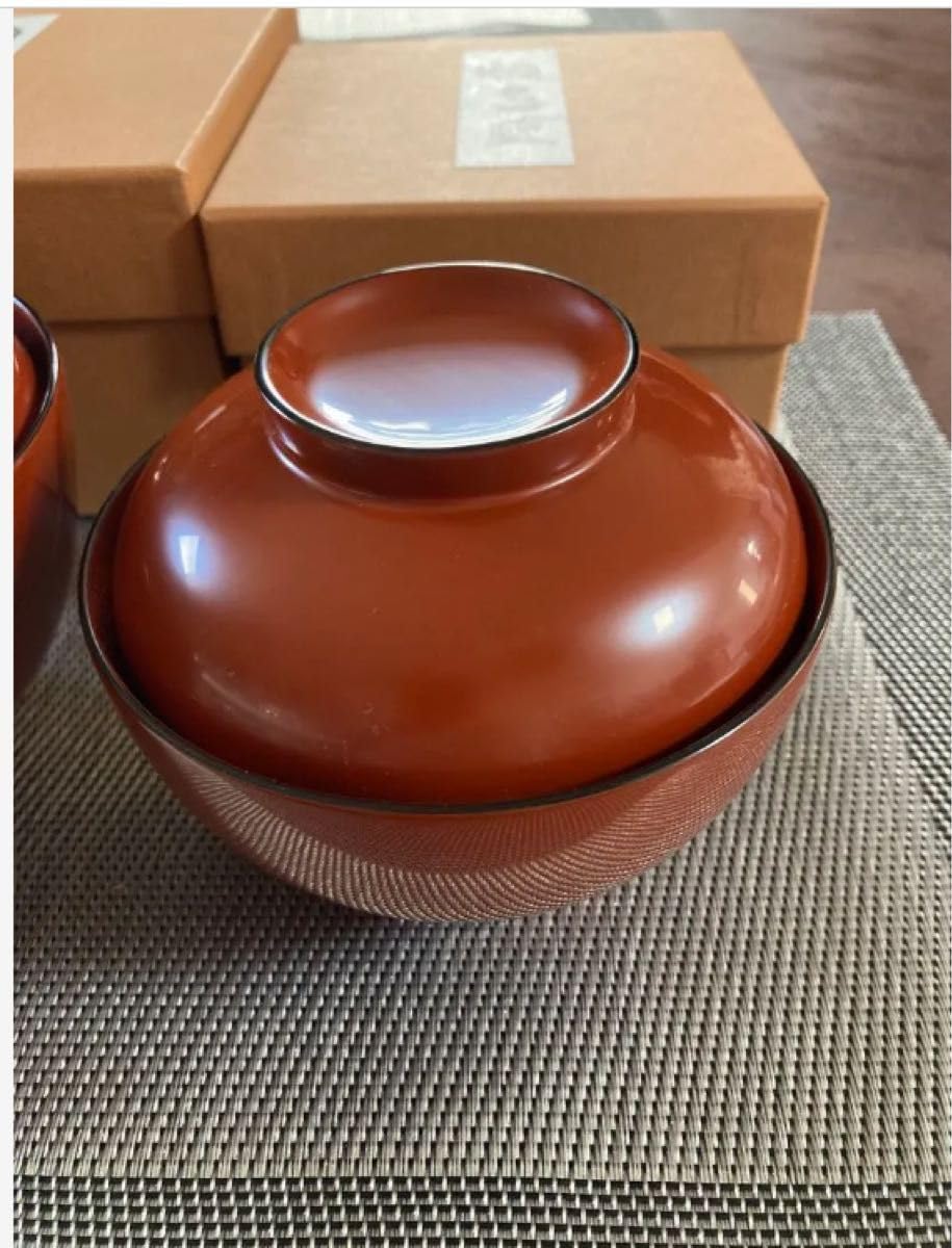 Amazon.co.jp: 輪島塗 汁椀 2客セット 漆器 木製 : ホーム＆キッチン