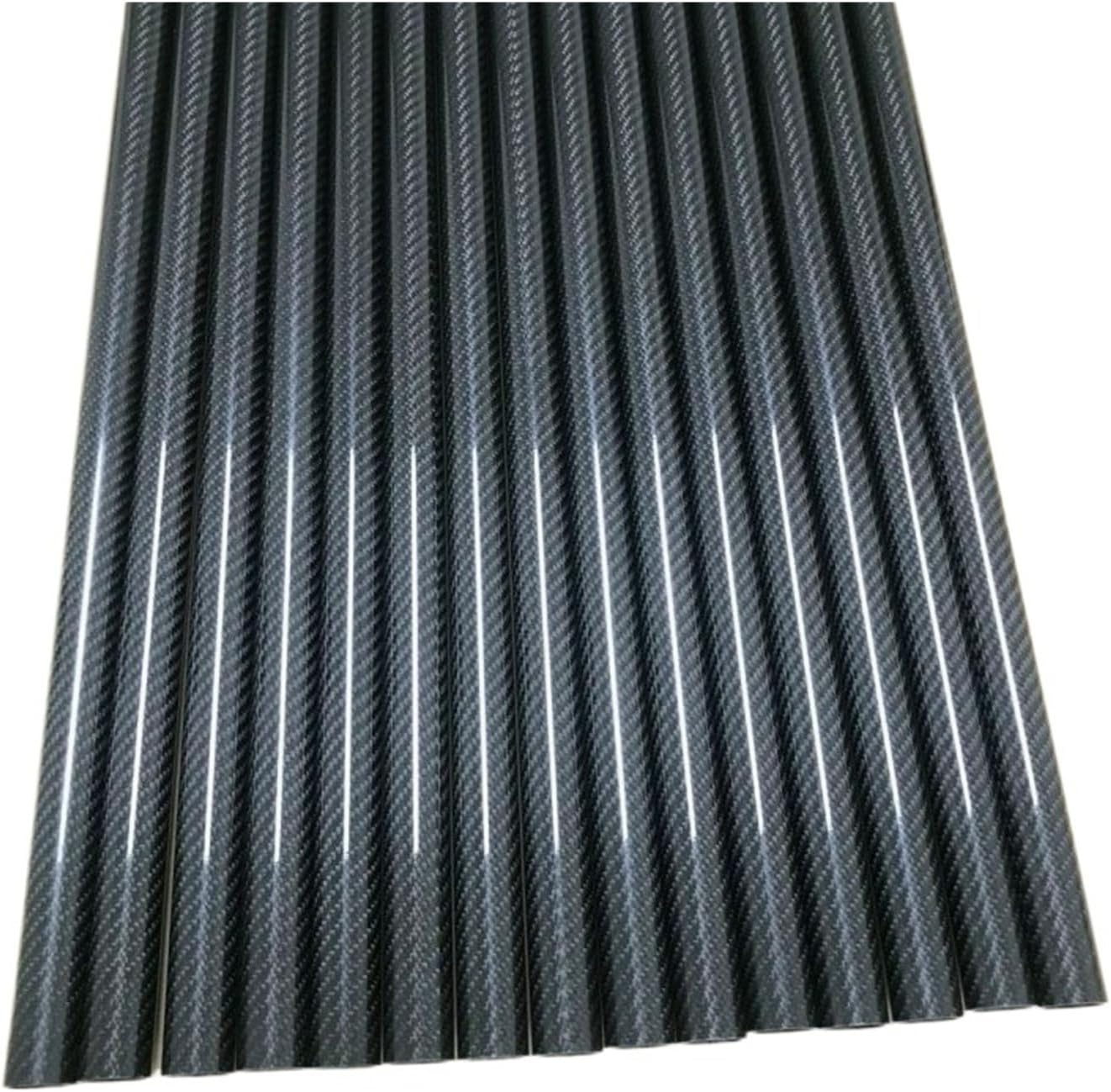 1pcs 3K carbon fiber tube OD6 8 12 14 16 20 25mm28mm30mm33mm34mm35mm36mm37mm38mm40 length 1000mm