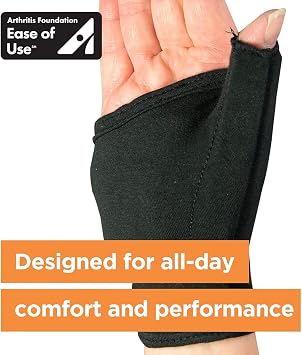 Brownmed IMAK Compression Arthritis Thumb Sleeve and Stabilizer, Small | Compression Sleeve and Stabilizer for Thumb Arthritis and Carpal Tunnel Support, for Comfortable Daily Wear