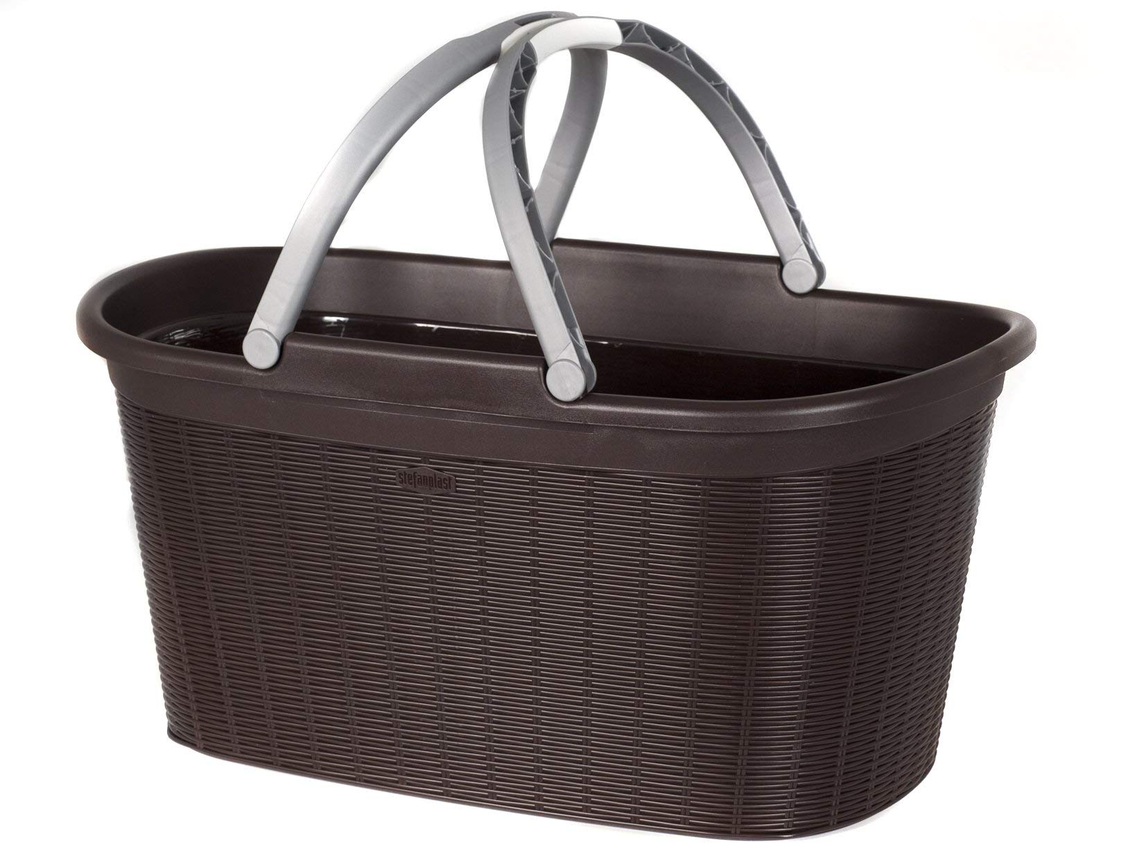 Cesta Portabiancheria Bianca 58x38x28 Cm - Design Elegante Con Manici, Polipropilene - Foto 9