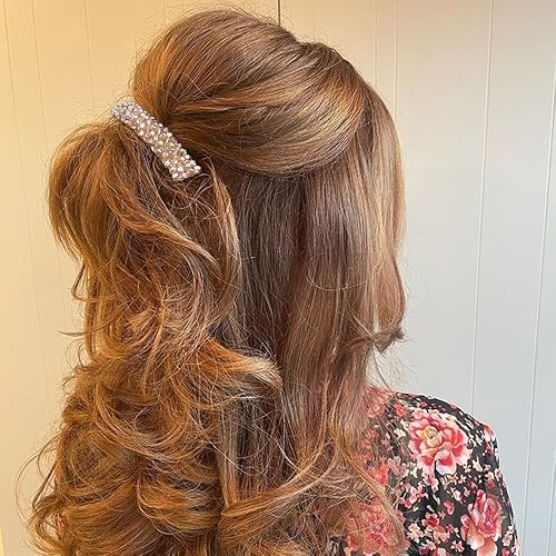 Miniatura 4 de 8 pinzas para el cabello de moda, elegantes pasadores para el cabello para mujeres y niñas, diamantes de imitación brillantes, pinzas para el