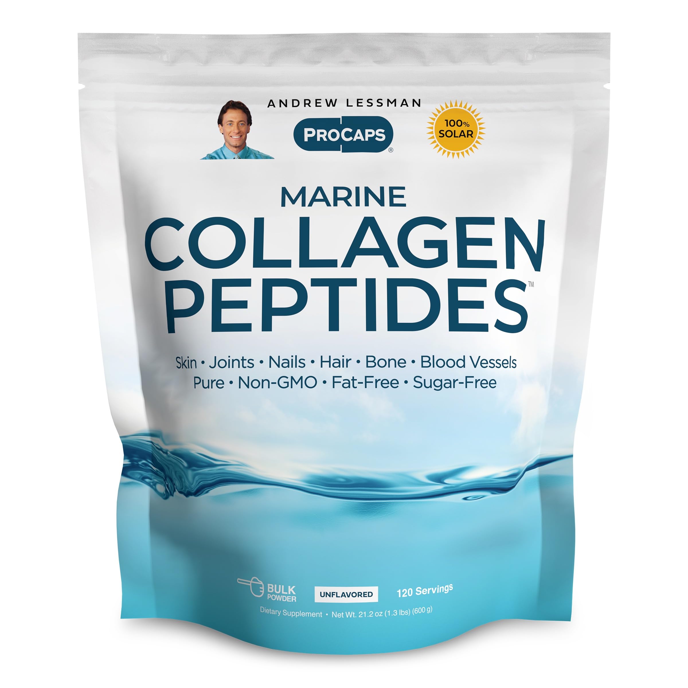Amazon.com: ANDREW LESSMAN Marine Collagen Peptides 120 Servings