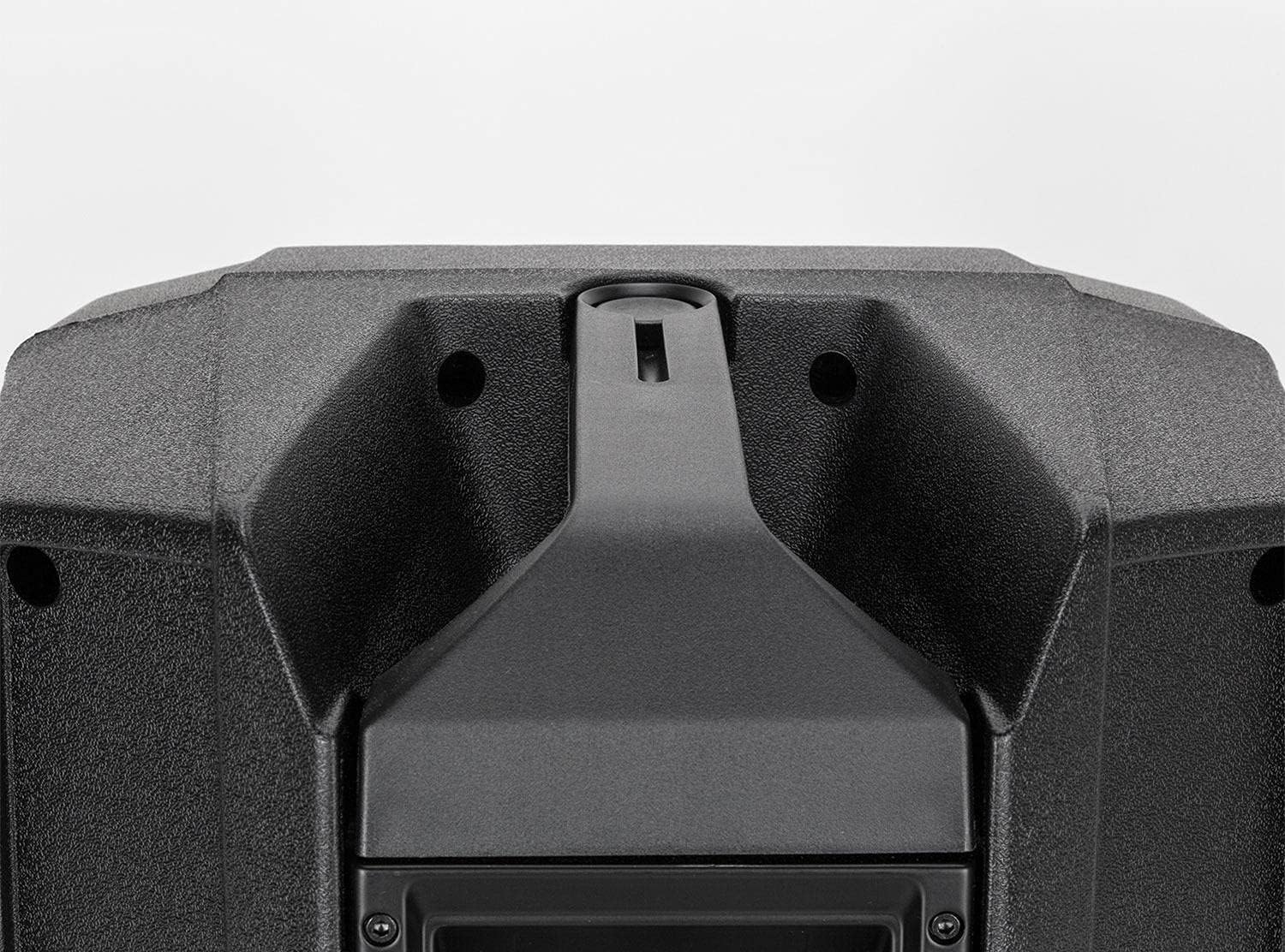 Top view of RCF ART 710A speaker showing pole mount socket