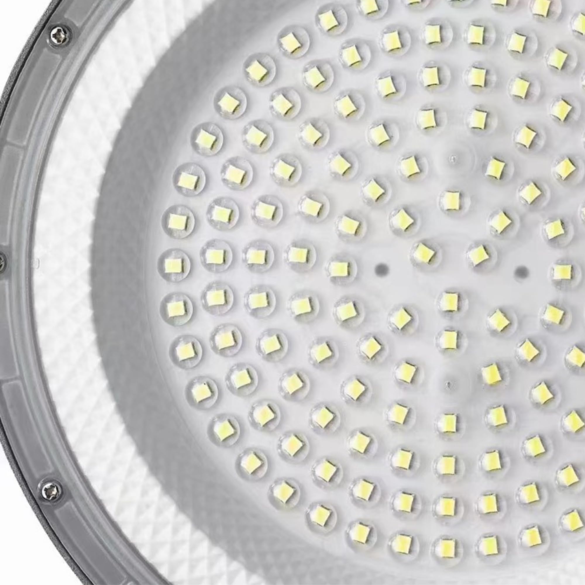 JANDEI - High Bay UFO DOB LED, Bianco 6000K, Alta Potenza con 110 Lm/Watt PF 0,95 6KV, Faretto per Esterni IP65. Perfetto per Ambienti Industriali, Magazzini, Garage... (50w, 6, Pacco)