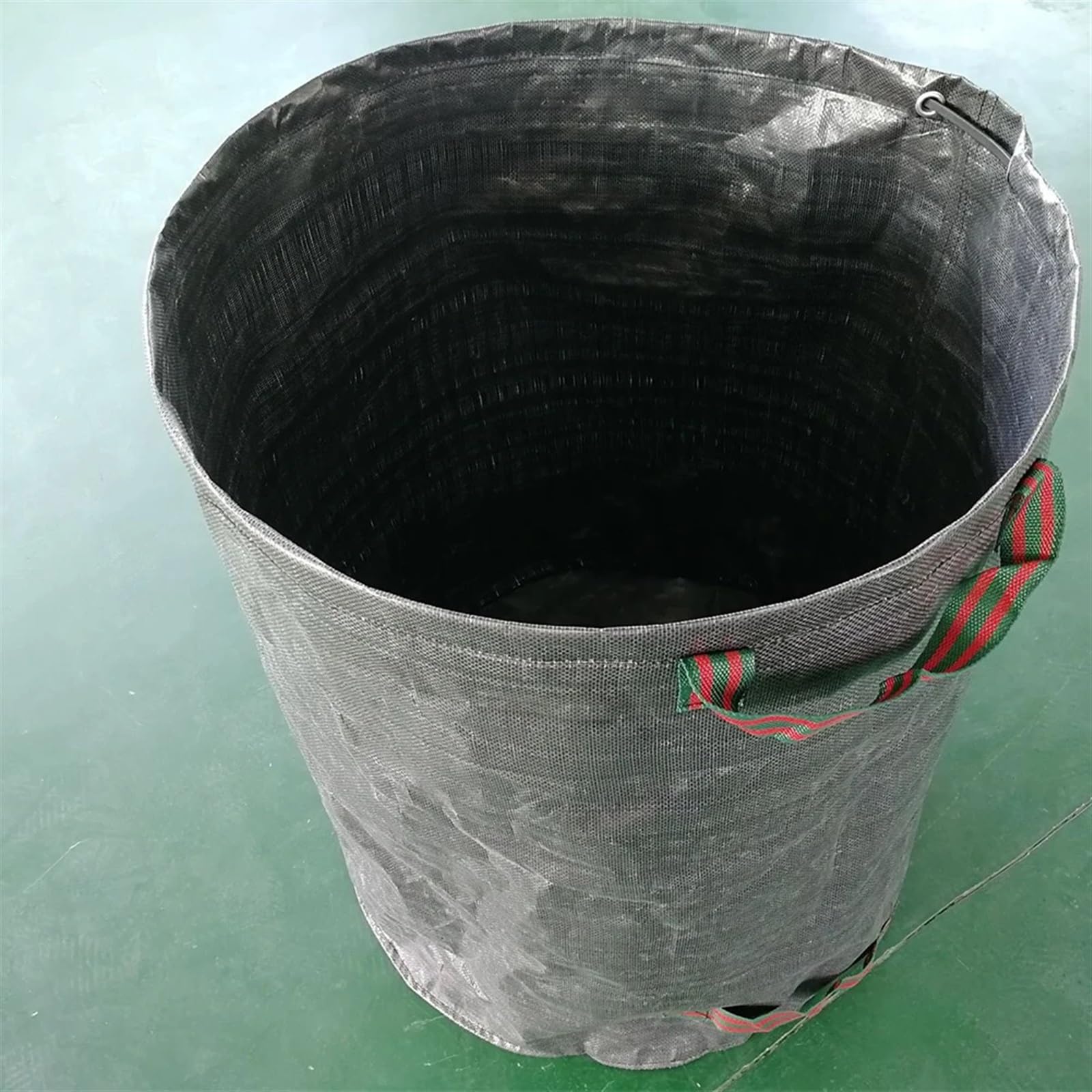 Sacs à déchets de jardin réutilisables - 670 x 770 mm - Pliable - Respectueux de l'environnement - Pour le nettoyage de la cour (vert)