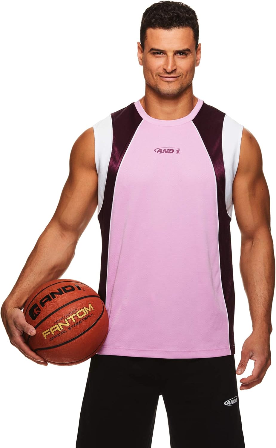 AND1 Men's Basketball Muscle Tank Top Sleeveless Workout