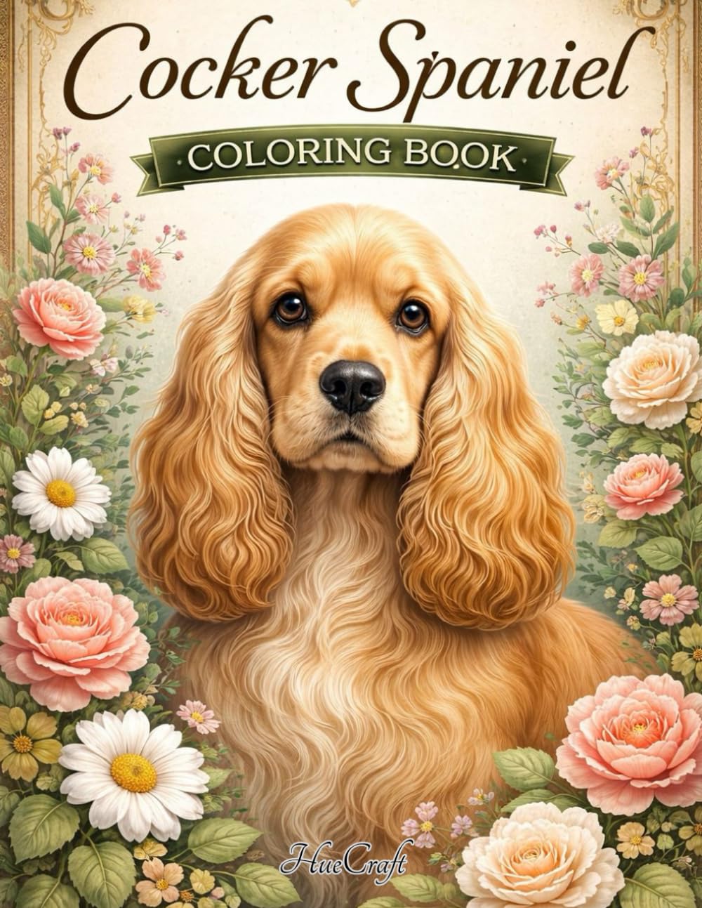 Cocker Spaniel Coloring Book: Whimsical and Intricate Cocker Spaniel Illustrations for Adult Coloring and Relaxation (Dog Breeds Coloring Fun)