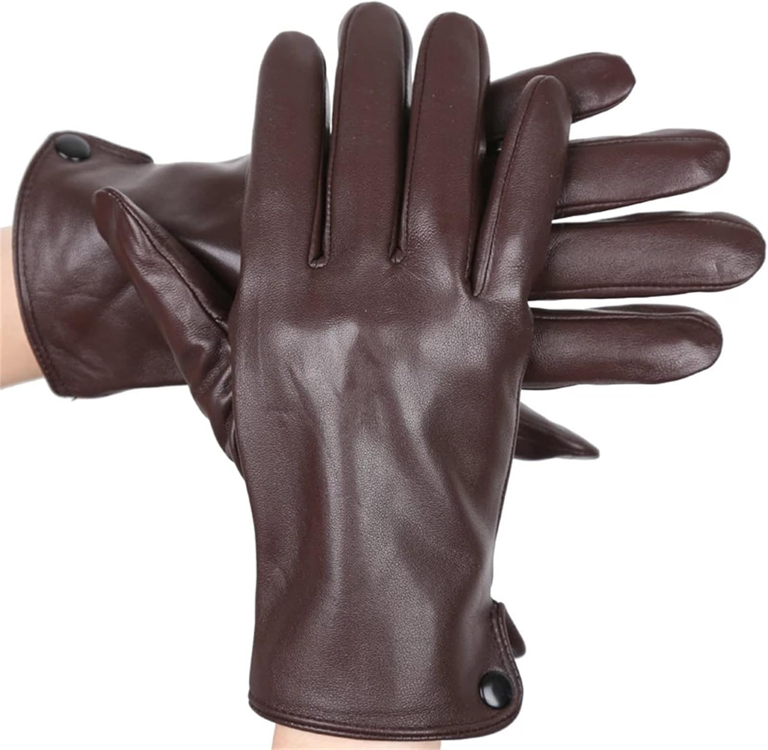 Uyeuej 手袋 冬 メンズ 秋 ブラック ドライビング ウォーム ソフト 裏地 グローブ Color A Size 11 以上節約