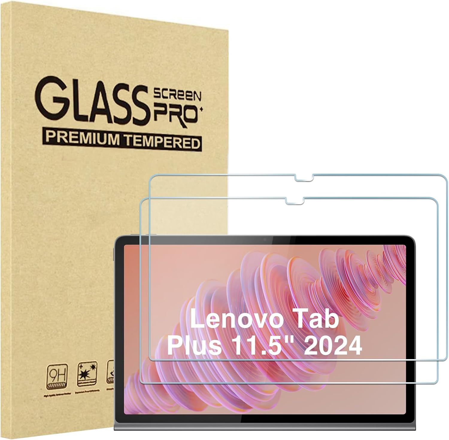 ProCase 2 Pack Screen Protector for Lenovo Tab Plus 11.5 Inch 2024