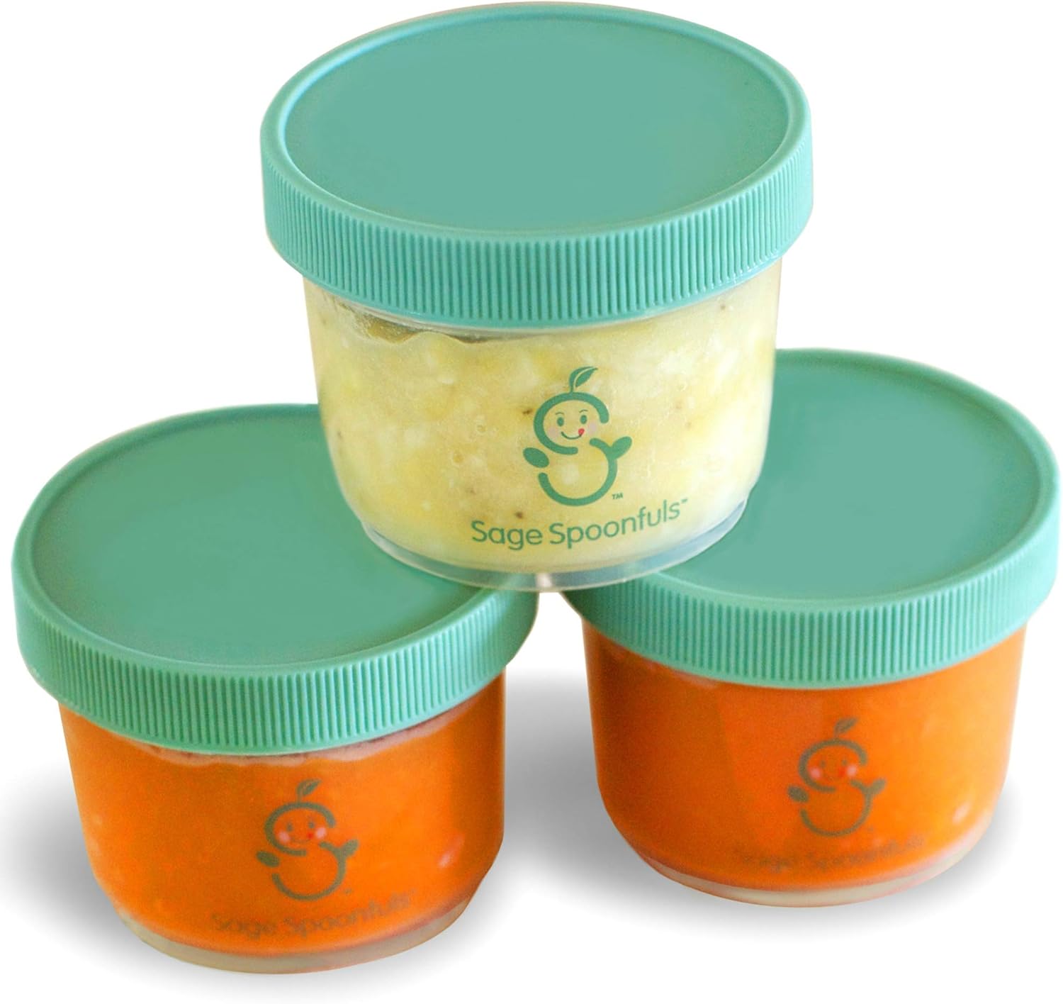 Sage Spoonfuls 3 Piece Mini Storage Set, 4 Ounce Amazon.ca Baby