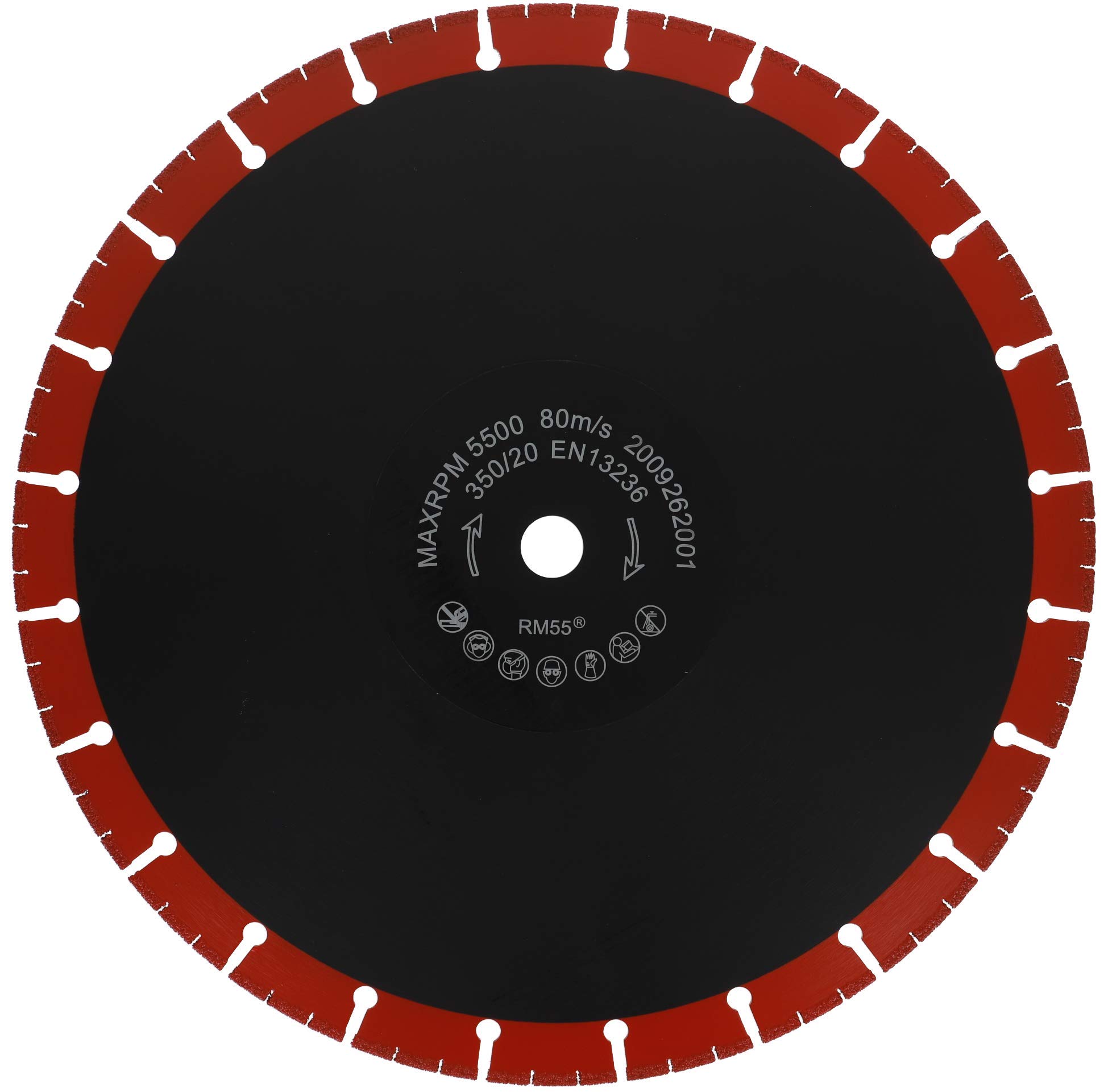 PRODIAMANT disco de corte de diamante universal Titanit 350 mm x 20 mm Multicorte, corta todos los materiales de construcción