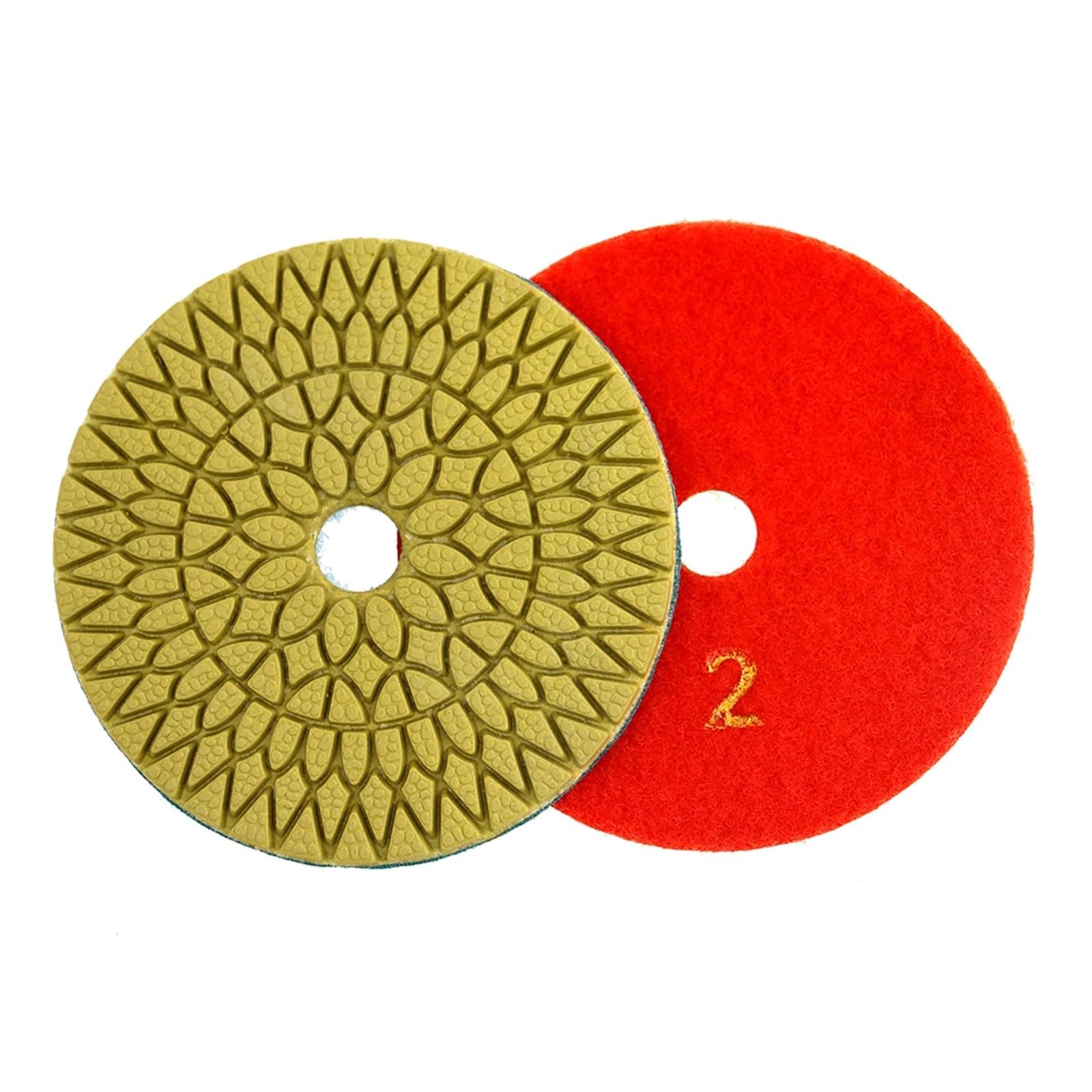 4 unids/Lote 4 Pasos Super Almohadillas for pulir mármol 4 Pulgadas Almohadillas de Pulido de Diamante for Granito Almohadilla de Pulido Flexible húmeda WPD06 cuicui(1)