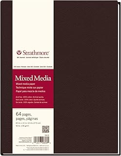 Strathmore 566-8 500 Series Hardbound Mixed Media Art Journal, 8.5