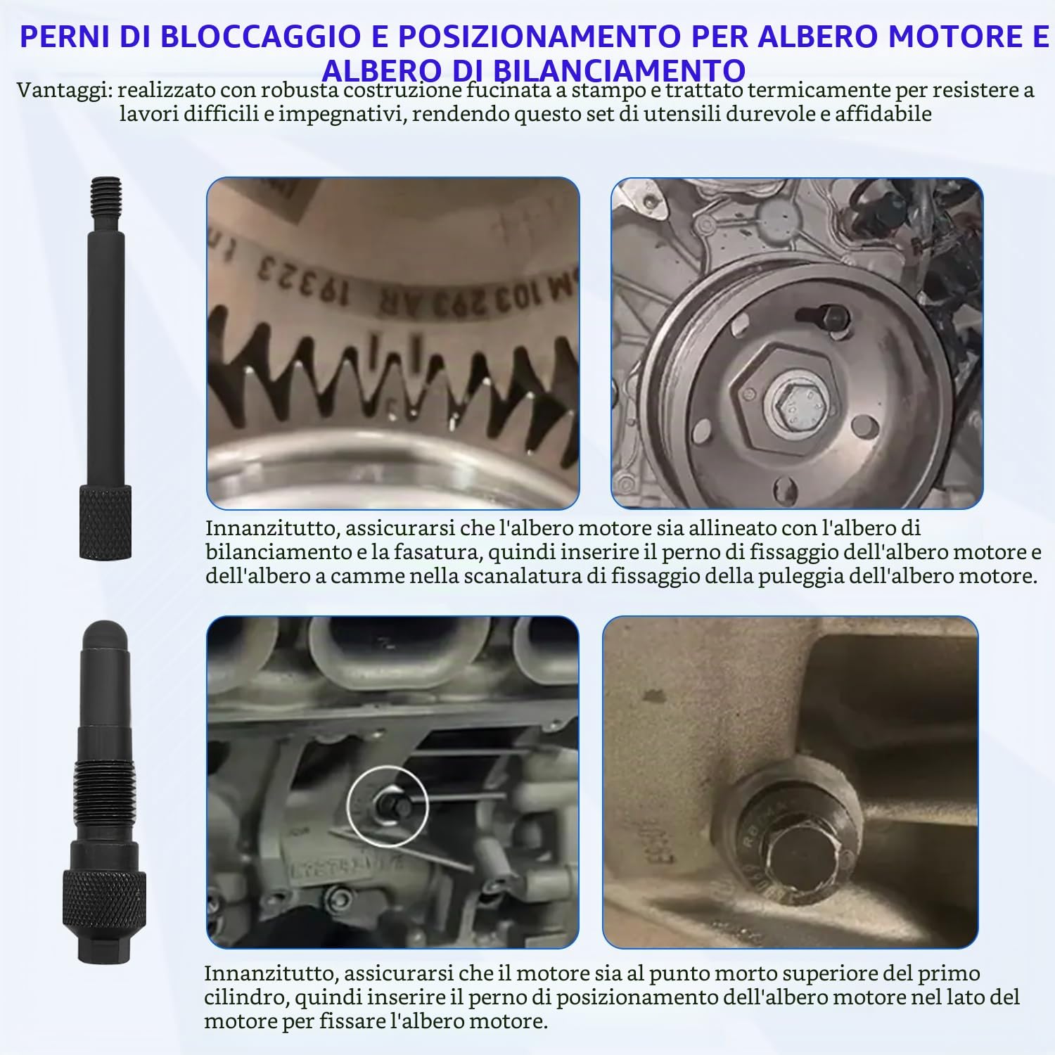 ZKTOOL Strumenti di Bloccaggio di Allineamento dell'Albero a Camme del, Compatibile con Audi Porsche 3.0T 2.9T Versione Ibrida CXT EA839, Dispositivo di Bloccaggio dell'Albero a Camme, T40331