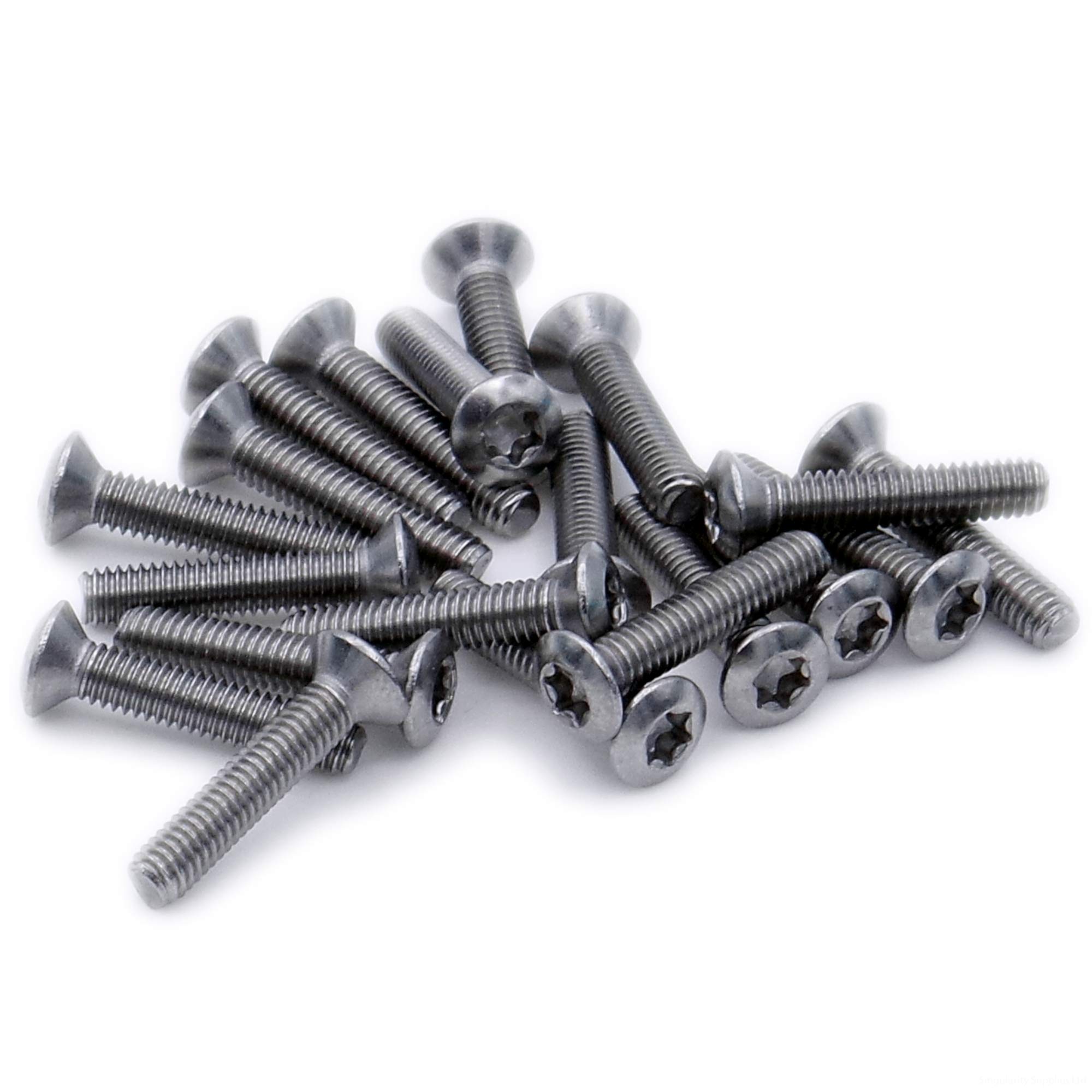 Singularity Supplies M5 (5Mm X 25Mm) Tx Socket Raised Countersunk Machine Screw (Bolt) - Stainless Steel (A2) (Pack Of 20)