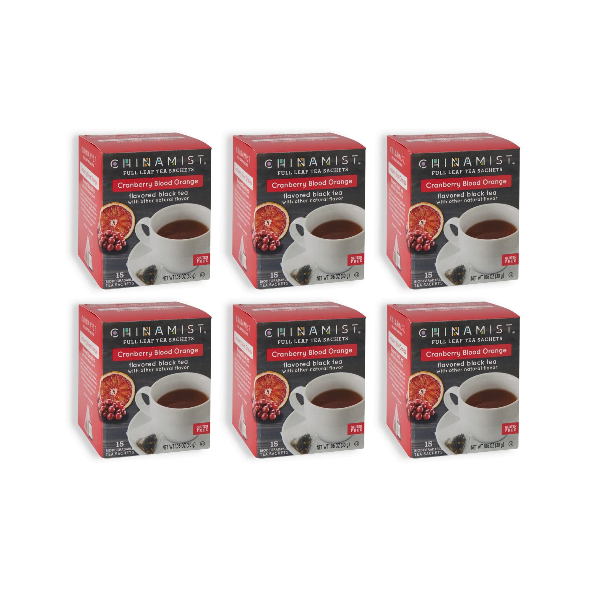 Amazon.com : China Mist Full Leaf Tea Satchets, Cranberry Blood