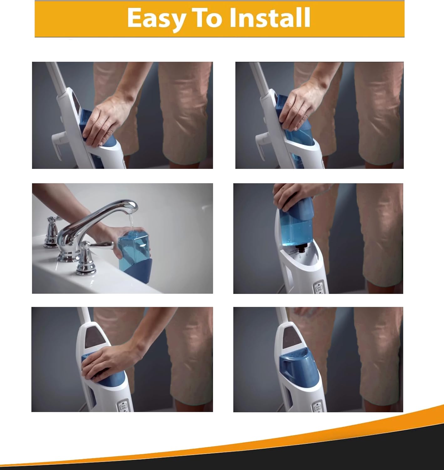 Steam Mop Replacement Pads for Bissell Powerfresh Steam Mop 1940, 19402, 19408, 19409, 1940F, 1940Q, 1940T, 1940W, 19405, 19409, 1940A Series With Water Tank # compare to part 5938, 2038412