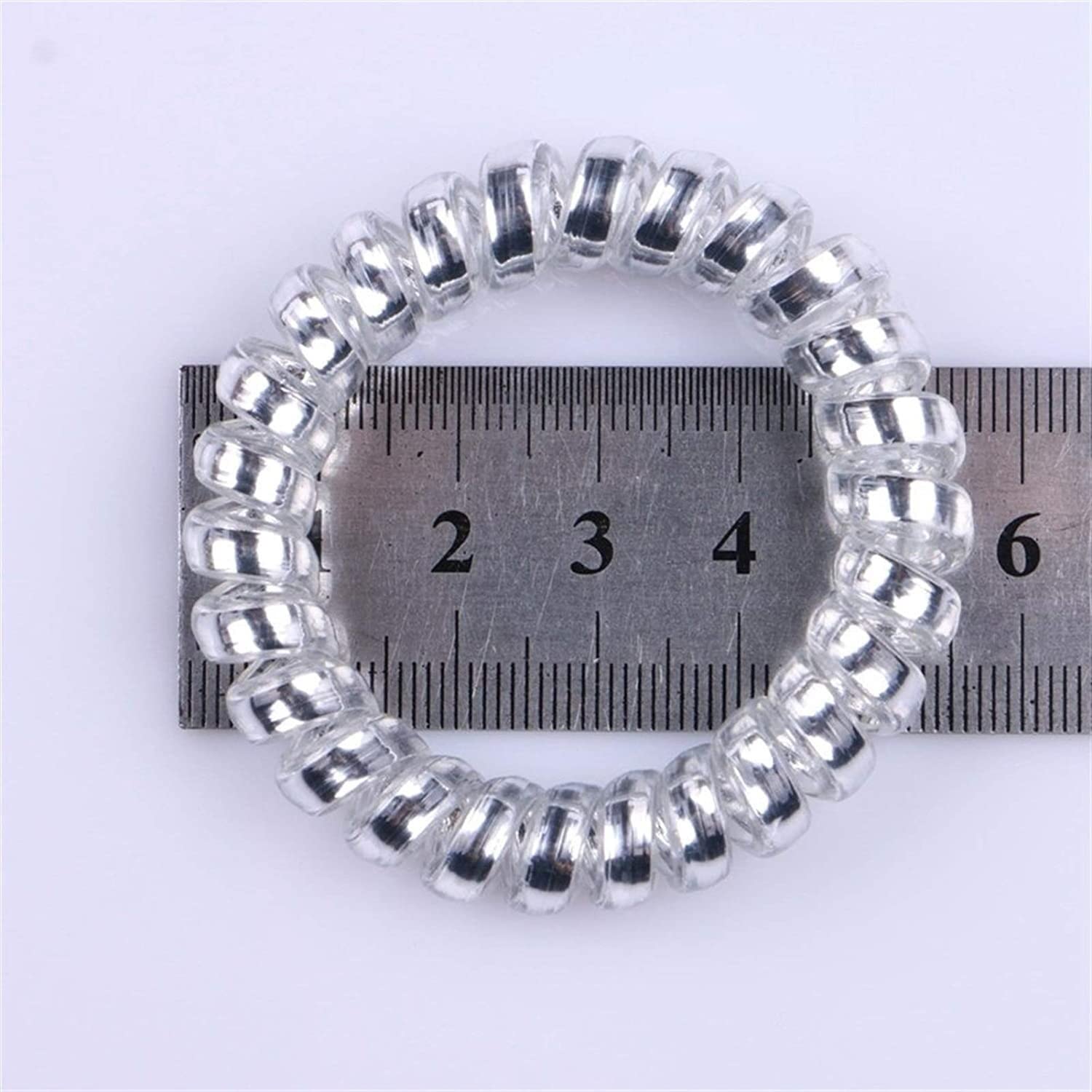 Haarspangen Haarschmuck Haargummis Haarbänder, 5er-Pack Frauen Gummiseil Elastische Haarbänder Spiralform Krawatten Kopfbedeckung Telefonkabel Linie Stirnband Schön (Color : S002) ( Color : S003 )
