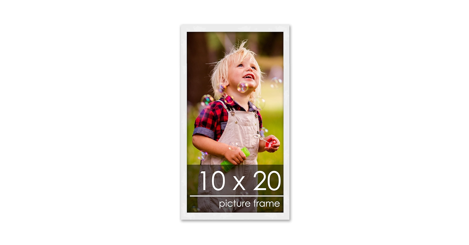 Amazon.co.jp: 10 x 20 Contemporaryホワイト木製写真フレーム