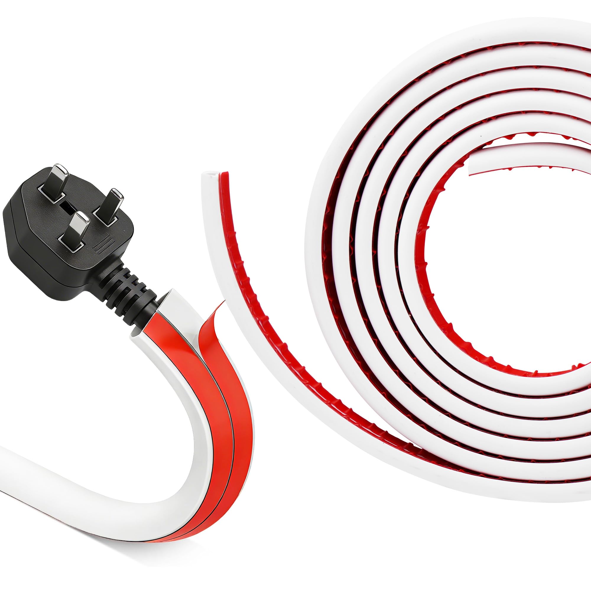 3M Cable Tidy Cable Trunking White