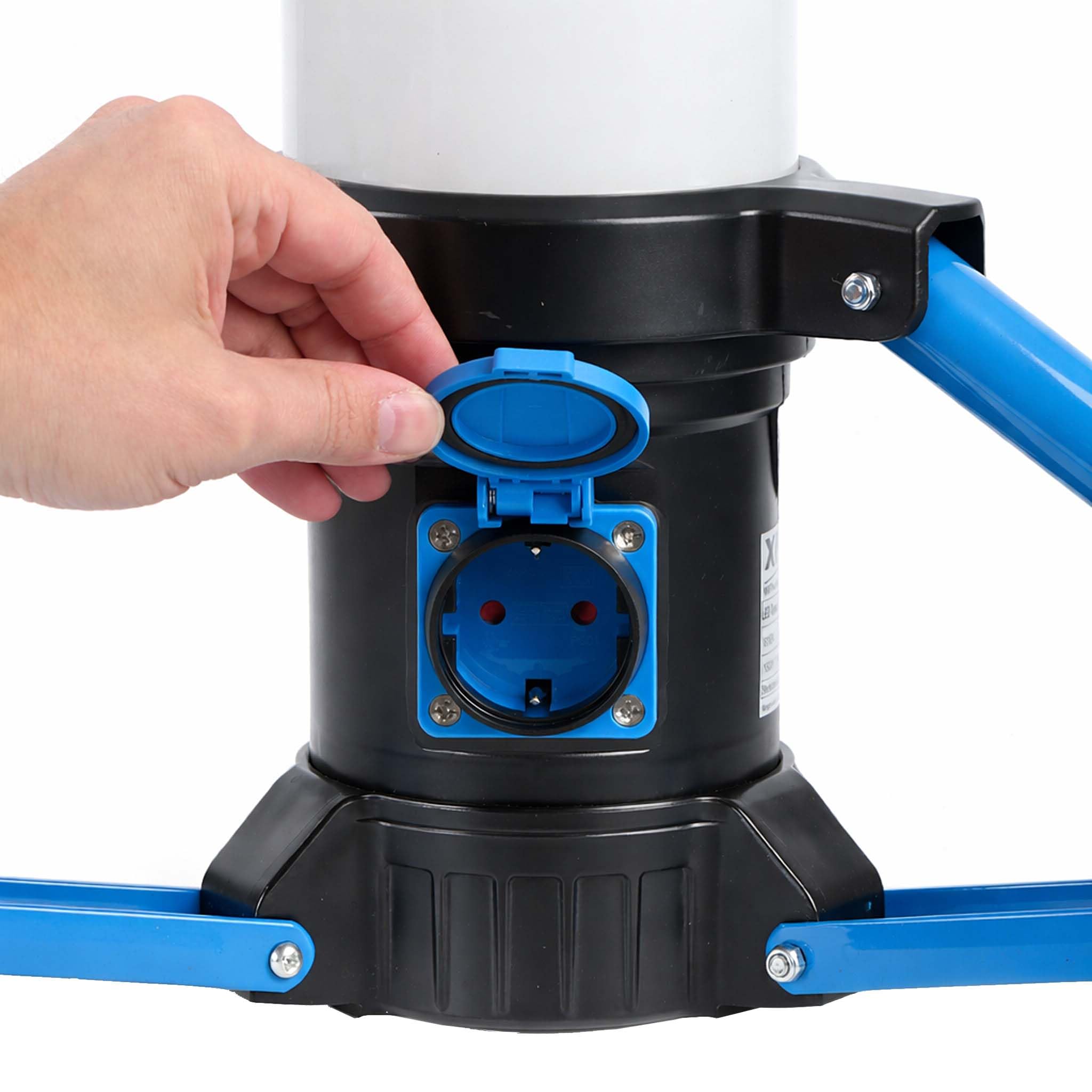 XPOtool Lampada LED da lavoro con treppiede 150W Luce a 360° 15.000 lumen Faro da cantiere