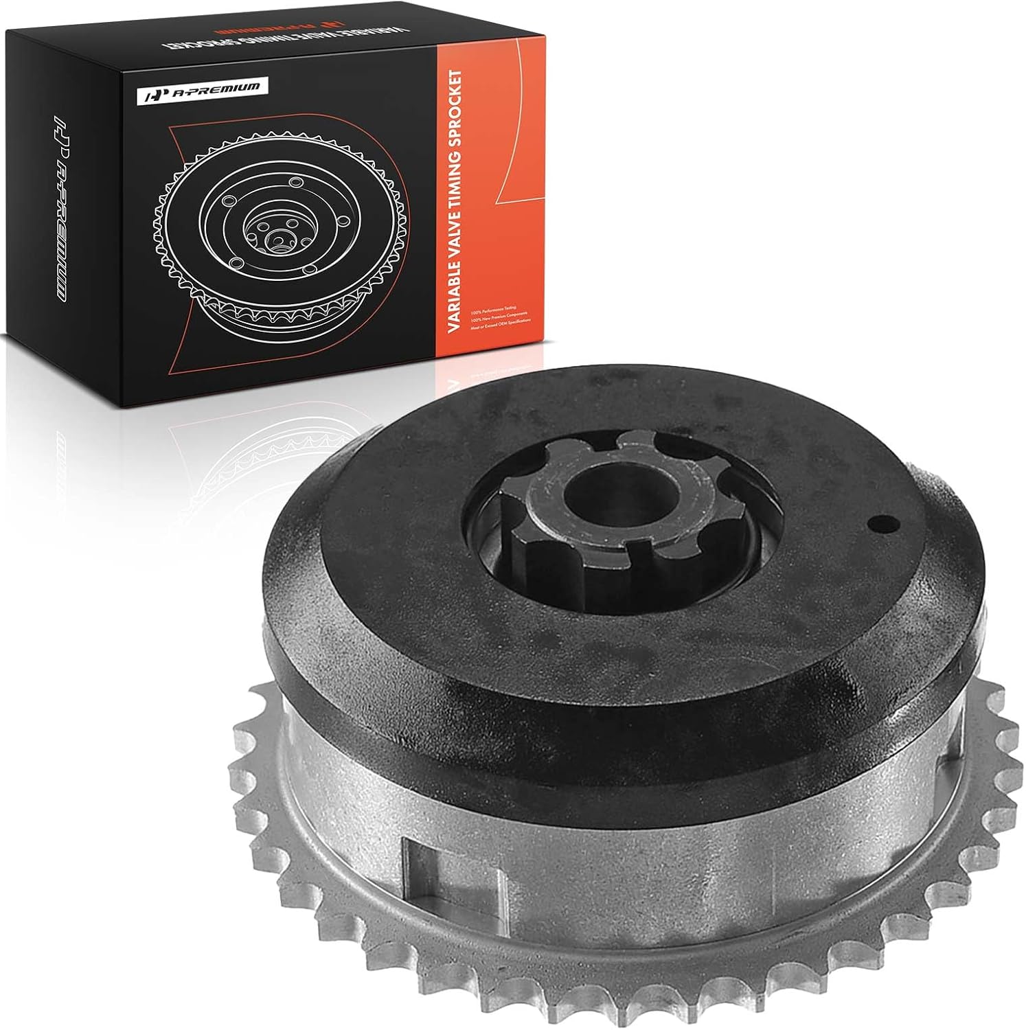 A-Premium Intake Camshaft Adjusting Unit Timing Chain Sprocket Gear Compatible with BMW 128i 135i 325i 328i 330i 335i 435i 525i 528i 530i 535i 740i M2 M3 M4 X3 X5 Z4, Replace# 11367583207