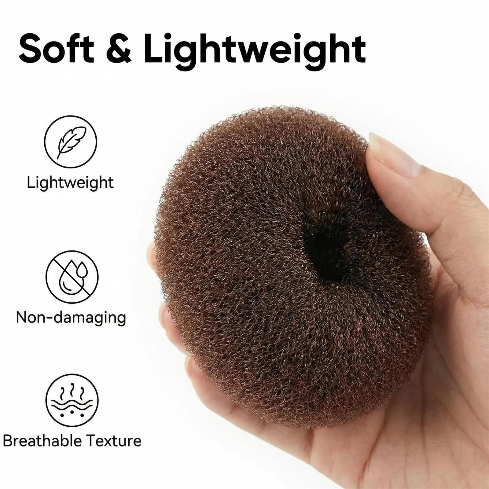 Amazon.com: iFlyMars Hair Accessories Set - Foam Sponge Bun