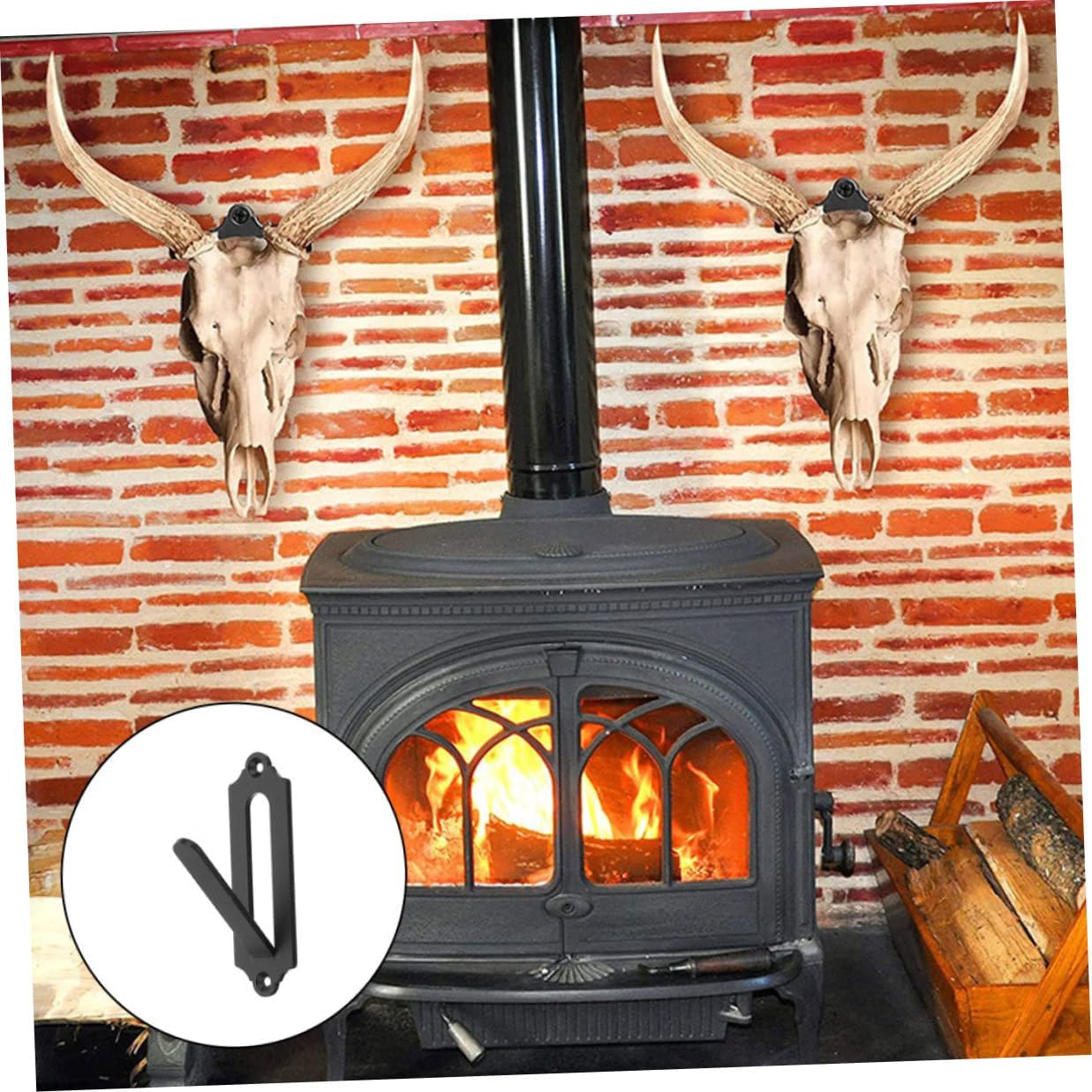 Skulls Wall Mount Hanger 6pcs Steel Deer Skull Mount Brackets for Indoor Outdoor Trophy Display Hunting Game Animal