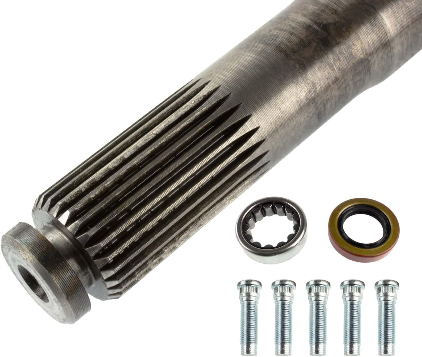 Motive Gear MG31135 Bolt Pattern Spline Drive Axle Shaft Assembly for Dana 35 Left Side (Driver) 30.56" Length 27 Spline 5x4.5 Fits Jeep Wrangler/Cherokee/Grand Cherokee Replaces 73624-2X, 73624-2XR