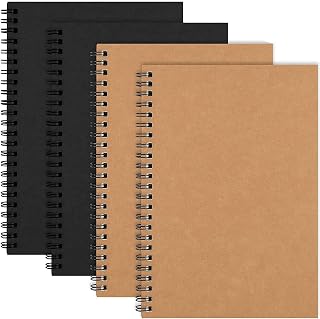 كاستويڤ KASTWAVE A5 Spiral Notebook 4 Pack