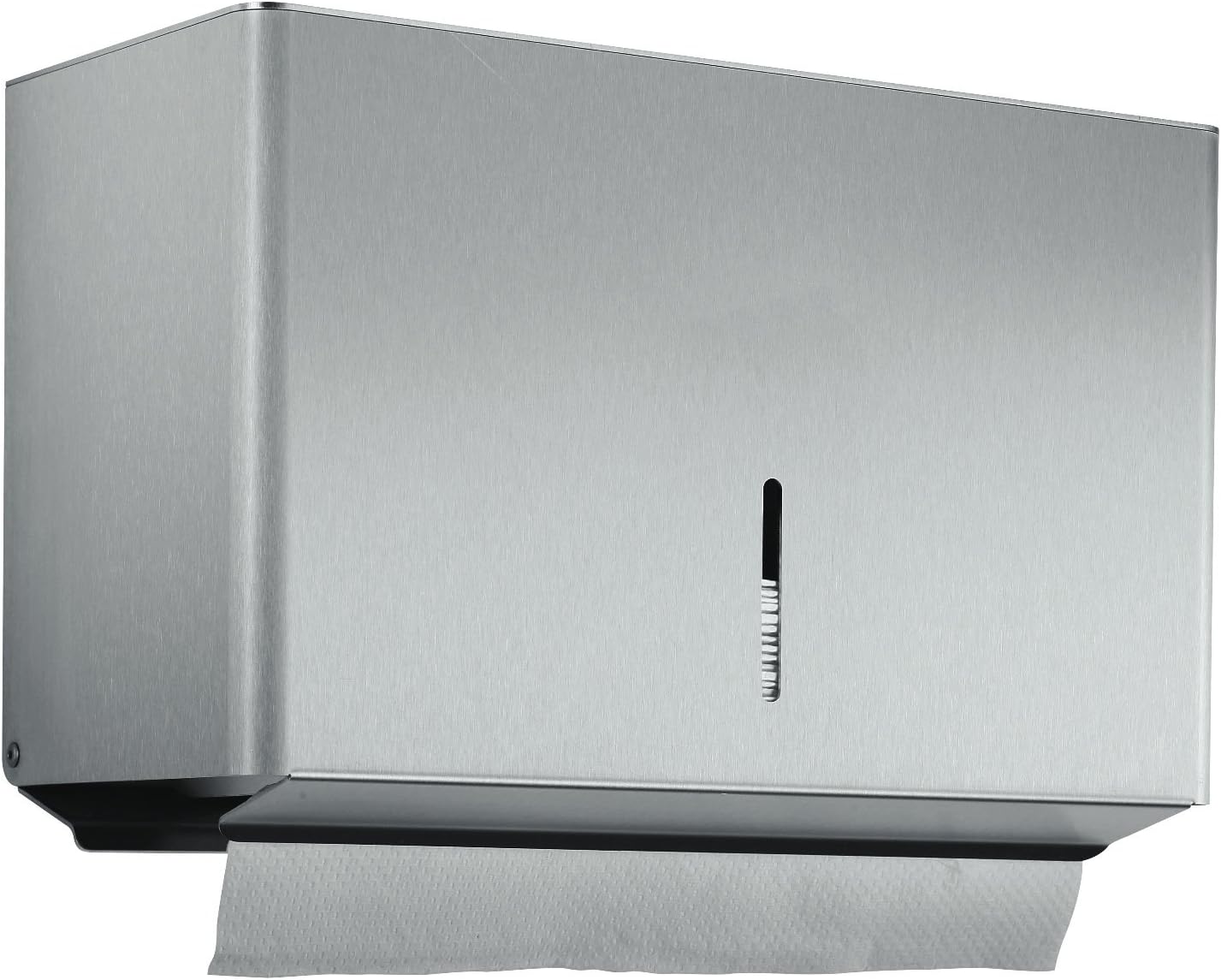 Dolphin Prestige Paper Towel Dispenser 250 Towels H 175 x W 265mm 18/10 Chrome Nickel Stainless