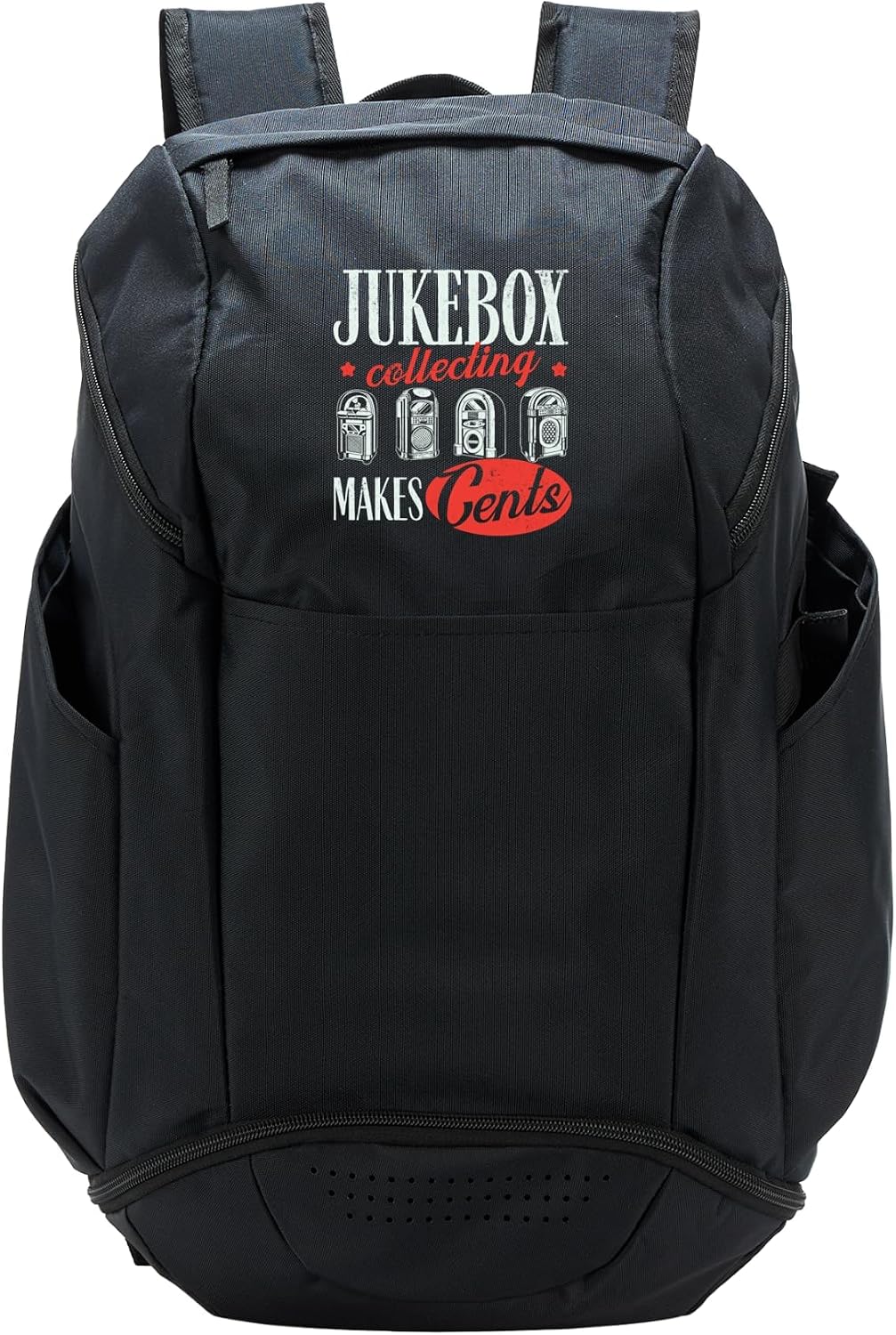 Jukebox Collector Jukebox Music Collecting Makes Cents Sport Backpack