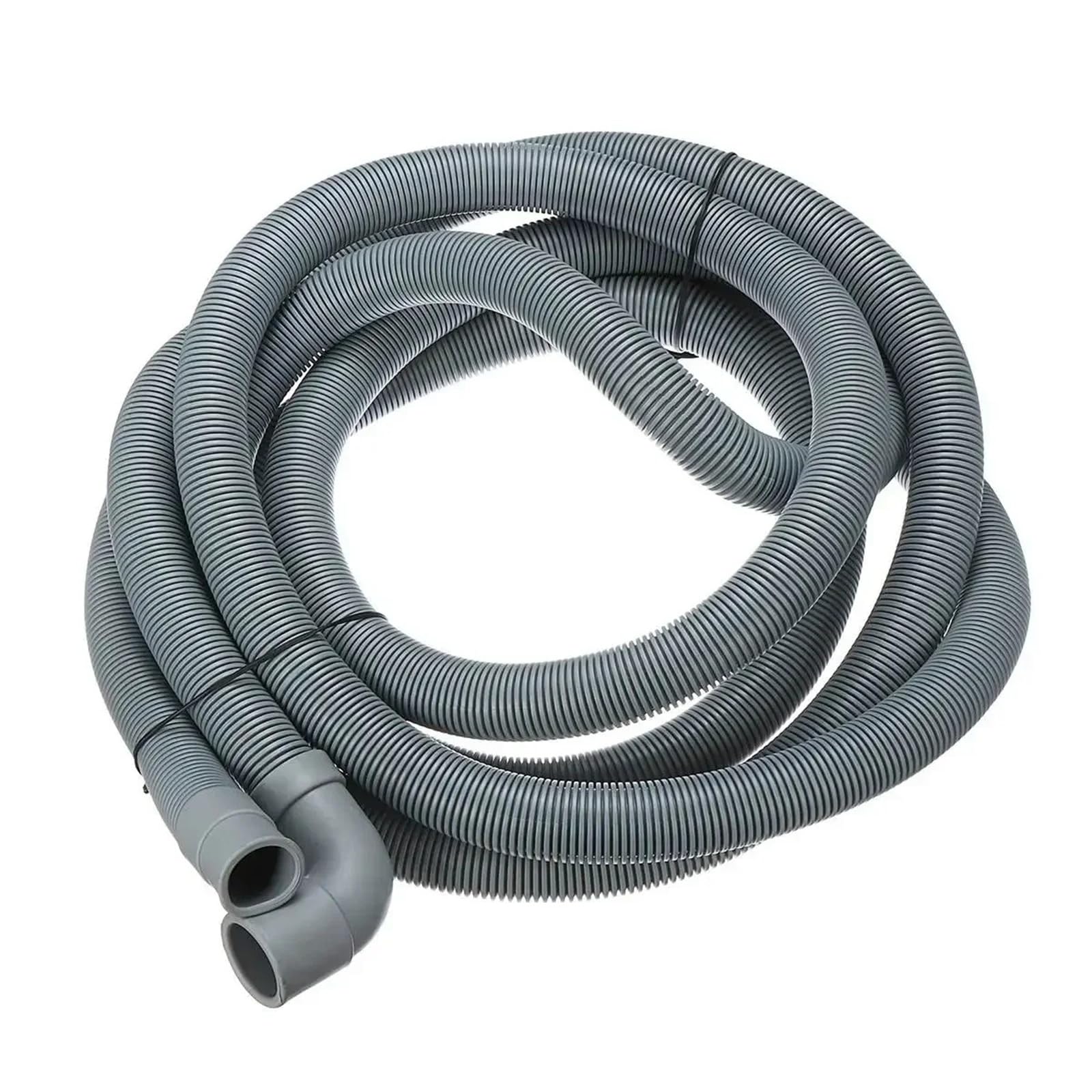 4M Flexible Drain Hose for Washing Machine Dishwasher 22mm with Bracket