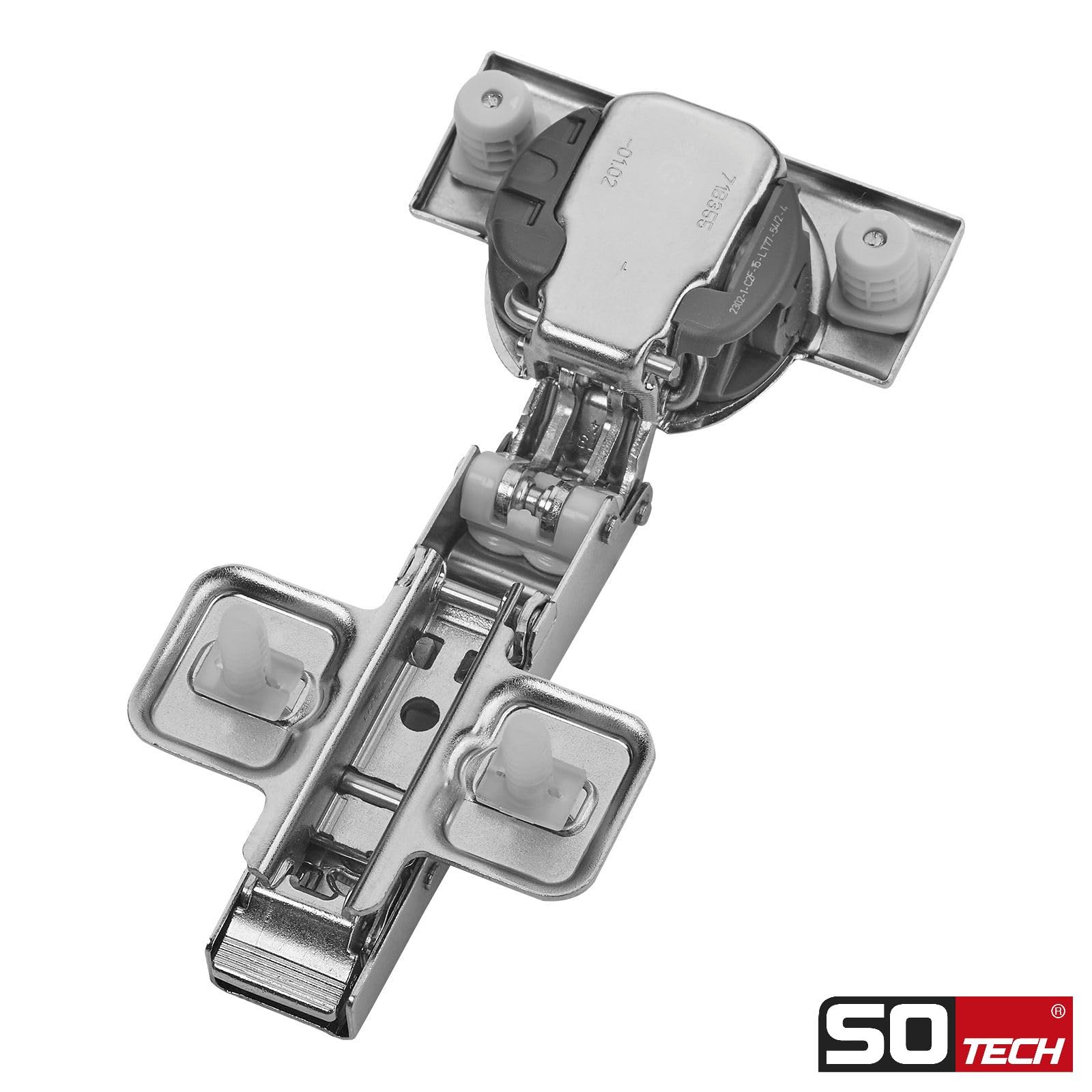 Blum Set di 10 cerniere angolari 71B3580 110° con chiusura automatica incl. | piastra di montaggio 174E6100 e viti speciali con tasselli a espansione EXPANDO