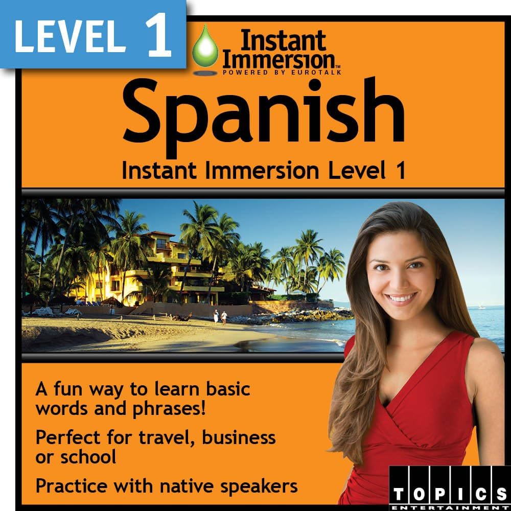 Amazon.com: Instant Immersion Level 1 - Spanish [Download
