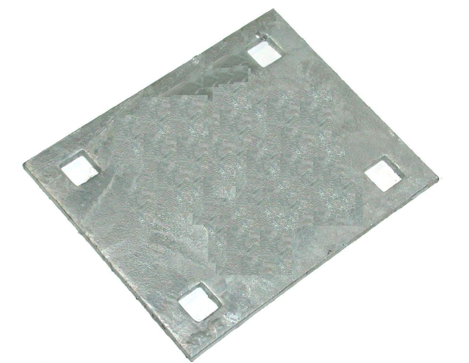 Dock Hardware Heavy Duty 5? x 6.75? Backer Plate Galvanized DH-HDB