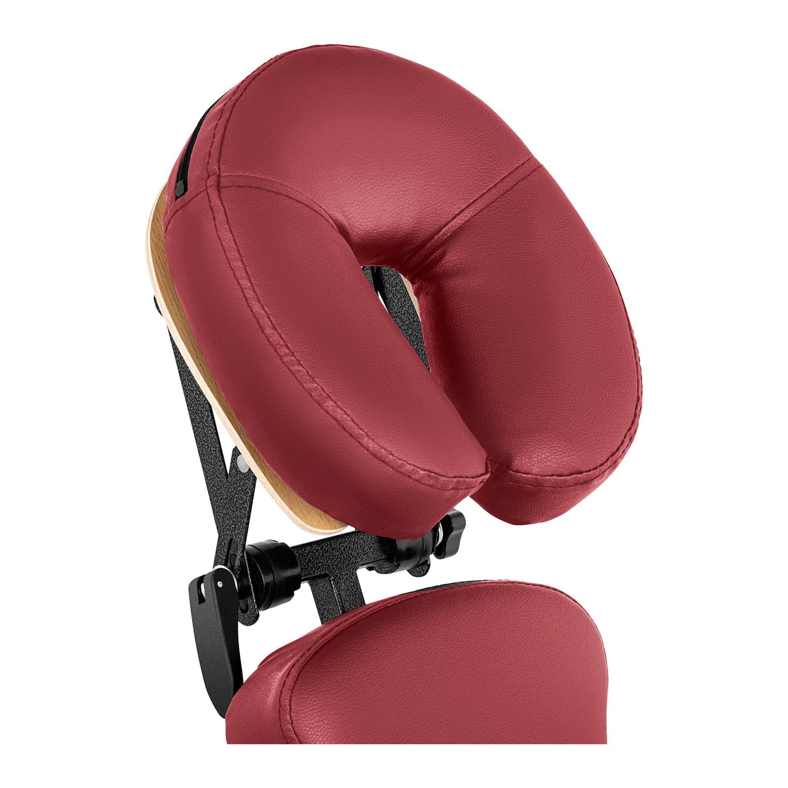 Physa Silla de Masaje Portátil Montpellier Red 160 kg Estructura Acero PVC