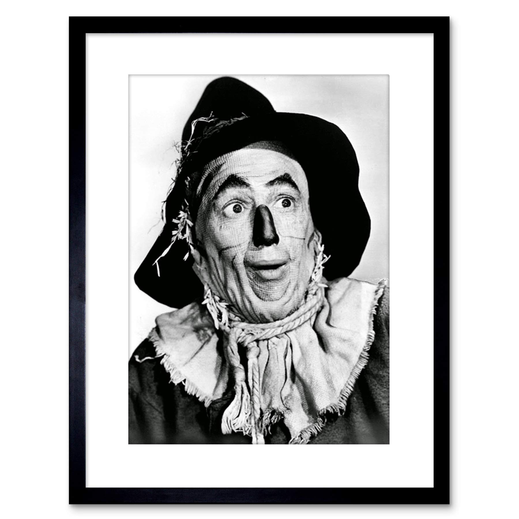 VINTAGE PHOTO WIZARD OZ SCARECROW RAY BOLGER FRAMED ART PRINT POSTER F97X12438