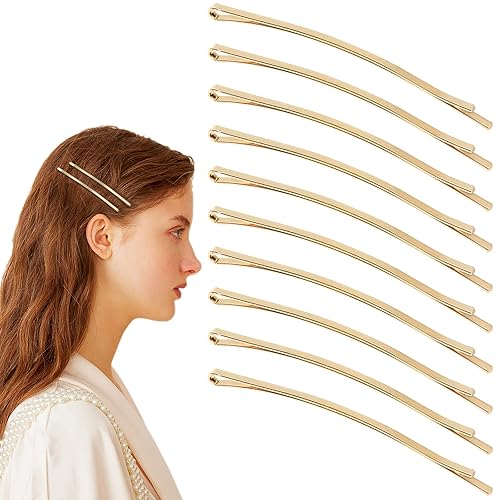 50 alfileres dorados jumbo, 3.34 pulgadas, pinzas de metal para el cabello, horquillas para el cabello, accesorios para el cabello para mujeres,