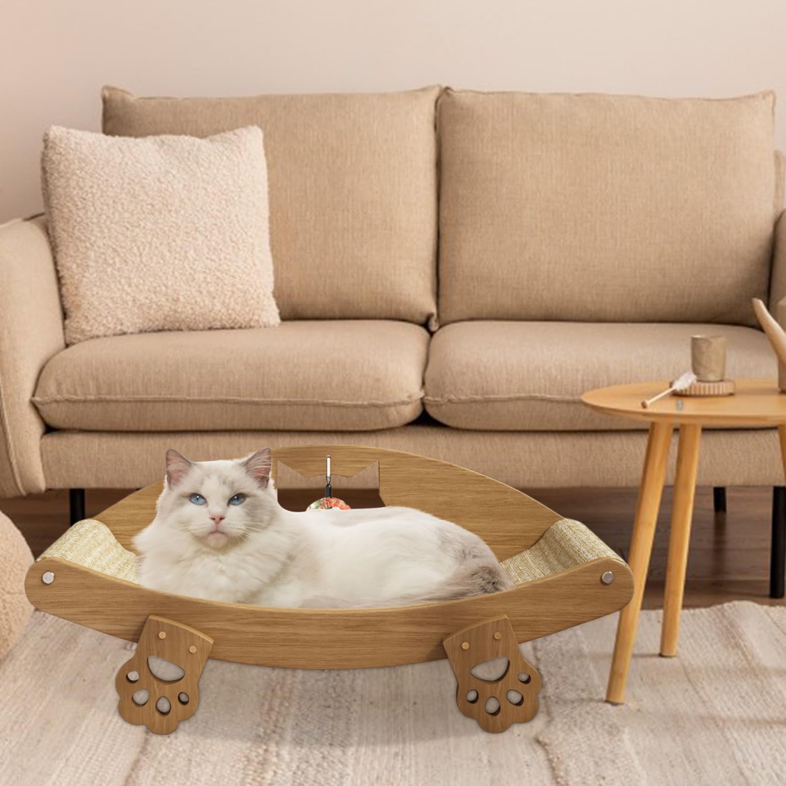 Rascador para gatos | Rascador para gatos domésticos | Protección de muebles para alfombra, sofá, sillón, rascador para gatos, tiempo de juego