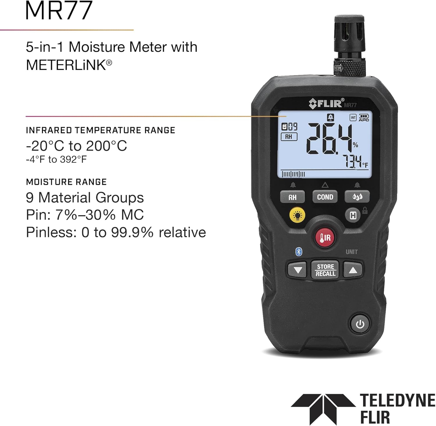Mr160 Moisture Meter Camera Field Piece Temp Probe FLIR MR160